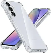 USTIYA for Samsung Galaxy A54 5G Case Clear TPU Four Corners Cover Transparent Soft