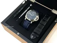 在飛比找Yahoo!奇摩拍賣優惠-高雄店 遠麗全新二手名牌館~K7048 Panerai 精鋼