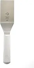 Mercer Culinary Square Edge Turner, 4 x 2.5 Inch, White