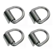 SS T316 3/4" Weld-On Heavy D Rings 3000 Lbs, Marine Boat, Tie-Down Anchor, 4 PCS