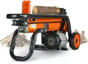 SuperHandy Log Splitter Electric Portable 6 Ton Ram System 1-3/4eHP 15Amp 1500Wa