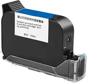 2588+ High Adhesion Solvent Quick Drying Cartridges for 12.7MM Inkjet Printers with Unencrypted Color Cartridges for Text Barcode Date Time, etc(Green Ink Cartridge)