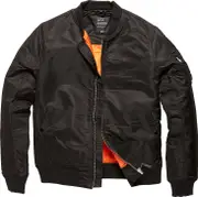 Vintage Industries Westford MA1, textile jacket , color: Black , size: XL
