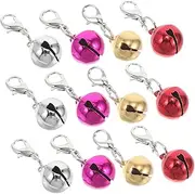 SUPVOX 36Pcs Colorful Cat and Dog Collar Bells Soft Sound Pet Accessories Unique Decorative Charms for Keychains and Collars Loud Bell Pendant for Pets Gentle Chime for Comfort