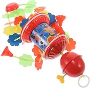 LRXIYODE Child's Hand-cranked Hanging Bell Vintage Wind Chime Toy Musical Features for Baby