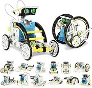 UUSTAR Stem Toys for 8-10 Year Old Boys, 13-in-1 Education Solar Robot Toys Solar Powered by The Sun|DIY Building Science Experiment Kit for Kids, Gifts for 8-12 Year Old Boys