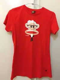 在飛比找Yahoo!奇摩拍賣優惠-全新真品 美國 大嘴猴 Paul Frank 女生 短袖T恤