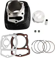 1set 250cc 65.5mm Bore Cylinder&Pistons Rings For 250Z / Negro Piston pin 15mm - 14-19 MX Motorcycles Accessories Parts