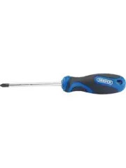 Draper Tools No.2 X 100mm Cross Slot Screwdriver With Soft Grip Handles (48932)