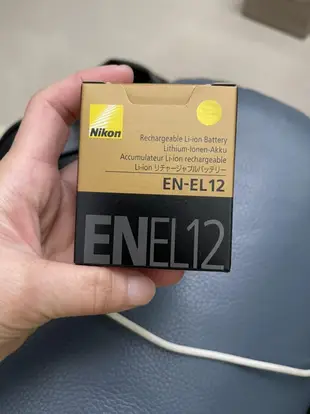 板橋區自取$400 Nikon ENEL12 EN-EL12 原廠電池 盒裝 實拍可用 A1000 B600 P300