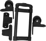 HEATSHAKING Lightweight Plastic Speaker Handles 2-fold Stage Audio Trolley Case for Cabinet Handle for Audio Equipment