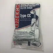 NEW (8) Pack Oreck XL Type CC Hypo-Allergenic Vacuum Cleaner Bags ~ CCPK8DW