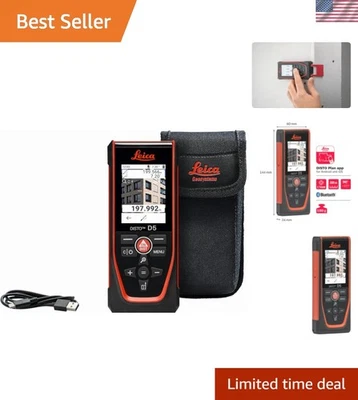 Leica DISTO D5 - 650ft Laser Distance Measure with Advanced Bluetooth Technology