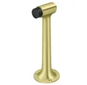 8 Inch Floor Bumper Hook-Free Solid Brass in 4 Variations by Deltana