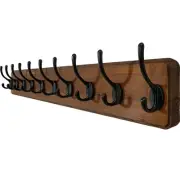 WEBI Coat Rack Wall Mounted,10 Hooks,38 9/16'' Long Coat Hooks Wall Mounted