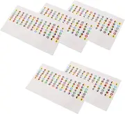 Generic 5pcs Guitar Fretboard Stickers Vinyl Sticker Band Stickers Phone Stickers Guitar Plectrums Fingerboard Electric Panel Labels Cool Stickers Cello Electrical Panel Labels Bass Paper