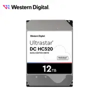 在飛比找蝦皮商城優惠-WD Ultrastar HC520 12TB 3.5吋企業