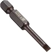 PB Swiss Design E6.3 1/4 Inch Drive Slotted PrecisionBit, 0.5 x 3.5 x 50 mm
