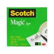 Scotch Magic Tape 810 12Mm X 33M Box Of 12