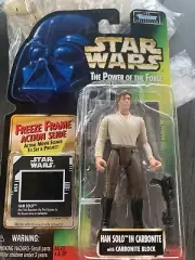 Star Wars The Power Of The Force Freeze Frame Carbonite Han Solo