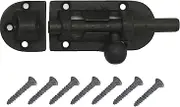 Copper Barrel Bolt Latch,Bronze Tone Hasp,Vintage Brass Door,Slide Lockt,Gate Hook Lock,Vintage Solid Brass Thickened Door Latch for Furniture Hardware Restoration Fittings (Antique Black)