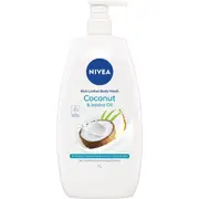 Nivea Rich Lather Coconut & Jojoba Oil Body Wash & Shower Gel 1l