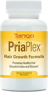 PriaPlex Natural Hair Growth Supplement for Hair Loss for Men and Women, Supporting Healthy Hair Regrowth (180 Caplets)