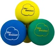Sky Bounce Color Rubber Handballs for Recreational Handball, Stickball, Racquetball, Catch, Fetch, and Many More Games, 2 1/4-Inch, Assorted
