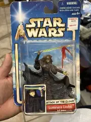 Star Wars AOTC Attack of the Clones EP 2 Luminara Unduli Jedi Master 2002 Hasbro