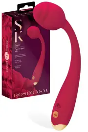 Secret Kisses Rosegasm Stem 8.25" Flexible G Spot Vibrator