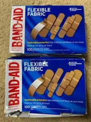 Band-Aid Brand Flexible Fabric Adhesive Bandages-100 count/2 boxes