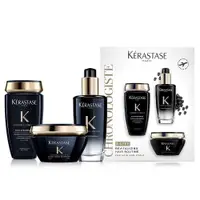 在飛比找ETMall東森購物網優惠-Kerastase 巴黎卡詩 黑鑽極萃逆時奢華組