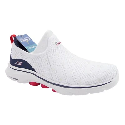 Skechers Go Walk Darcie Women's White Red Navy US 8.5