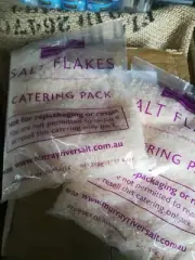 PINK SALT FLAKES MURRAY RIVER 500G CATERING BAG X 2 -NEW LARGER SIZE (FREE POST)