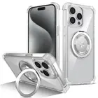 Magnetic Case For iPhone 16 15 14 Plus 13 12 Pro Max Shockproof Ring Stand Cover