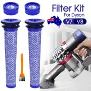 2x Pre & Post HEPA Filter For Dyson V8 V7 Animal Absolute Vacuum Replacement TOP