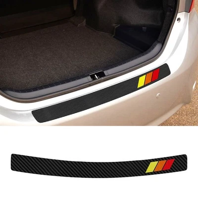 Rear Bumper Protector Guard Trunk Sill Trim Strip Scratch Cover Pad for Toyota (for: Audi)