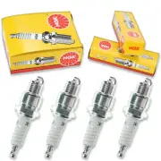 4pcs 87-92 Mariner NGK Standard Spark Plugs 6 HP Kit Set Engine wx