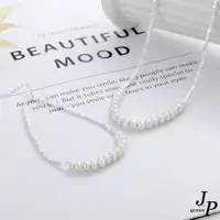 在飛比找momo購物網優惠-【Jpqueen】韓式氣質簡約風格女士珍珠項鍊手鍊(2款可選