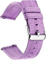 WUTONGMU 20mm 22mm Starp Fit For Samsung Galaxy Watch 6 5 4 3 Gear S3 46 42mm Active 2 Sport Nylon Loop Band Fit For Huawei Watch 4 Bracelet