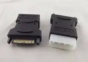 10x 4 Pin Molex PC IDE Male To 15Pin SATA Male Power Adapter Convertor Connector