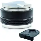 Evergreen Coffee 53mm Distributor & Tamper with Adjustable Height + Tamp Mat