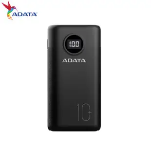 威剛 ADATA P10000QCD PD QC USB-C 數位顯示電量 10000mAh 極速 快充 行動電源