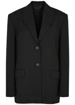 Acne Studios Woven Blazer - Black - 38 (UK10 / S) 38 (UK10 / S)