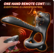cock ring anus penis 12 mode Vibrating lubricant Anal Butt Plug vibrator 20