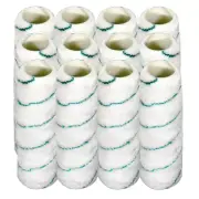 9 in. x 3/8 inch Microfiber Paint Roller Cover 12-Pack Shed Resistant Lint Free