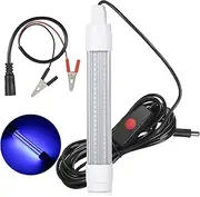 144 Submersible Fishing Light Underwater Fish Finder Lamp Night Fishing Lure Bait Light Fish Attracting Light Blue