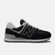 【NEW BALANCE】NEW BALANCE 574系列 中性黑素面復古鞋 KAORACER ML574EVB