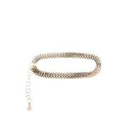 [Rabanne] Rabanne Coin-link Belt ONE SIZE GOLD/BLACK