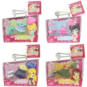 4 Bratz Babyz Fashion Pack Back to School, Spring Break Pajama Party Genie Magic